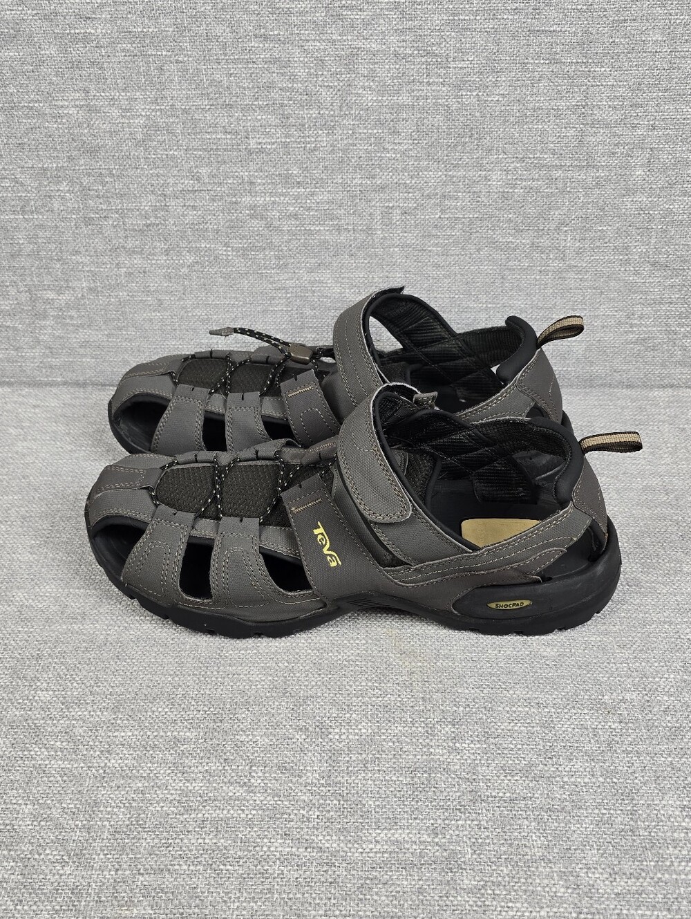 Teva Forebay Fishing/Hiking/Outdoor Sandals Dark Gray Mens Sz 14